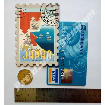Japonsko so suvenírmi magnet vintage poster