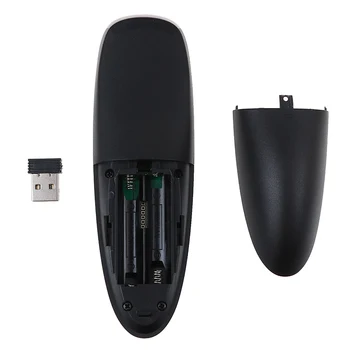 Pre Android TV BOX G10 Vzduchu Myši Ovládanie Hlasom 2,4 GHz Bezdrôtové Google Mikrofón USB Prijímač Gyro Snímanie Inteligentné Diaľkové Ovládanie