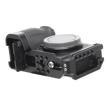L Typ Rýchle Uvoľnenie Doska pre Sony A6600 Fotoaparát s Dvojitým Aka Port Hliníkovej Zliatiny