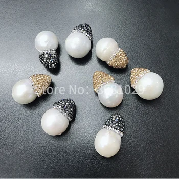 Jednoduché a elegantné temperamentu osobnosti all-zápas sladkovodné perly korálky