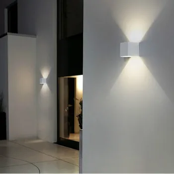 Nové LED hore a dole svetlo nástenné svietidlo námestie stlmiť svetlo modernej krytý hotel štúdia spálňa spálňa, balkón, v uličke nástenné svietidlo