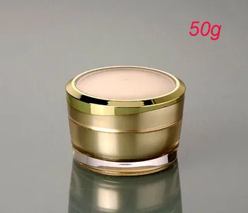 Nové 50g AKRYL gold cream fľaša na vzorky jar krém jar Kozmetické Balenia Kozmetické Jar