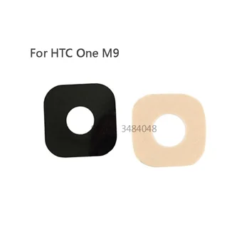 10 ks/veľa Pre HTC One M9 Zadné zadný Fotoaparát Sklo Objektívu Kryt S Samolepky