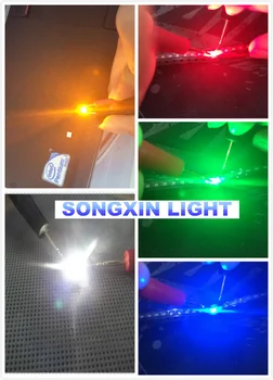5 farieb x100pcs =500pcs 0603 SMD led, Super Jasné Červená/Zelená/Modrá/Žltá/Biela Voda Jasné Svetlo LED Dióda 1.6*0.8*0.6 MM