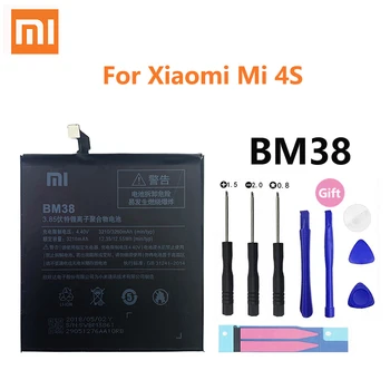 Pôvodný Xiao mi BM38 3260mAh Batérie Pre Xiao 4S Mi4S M4S Vysokej Kvality Telefón Náhradné Batérie