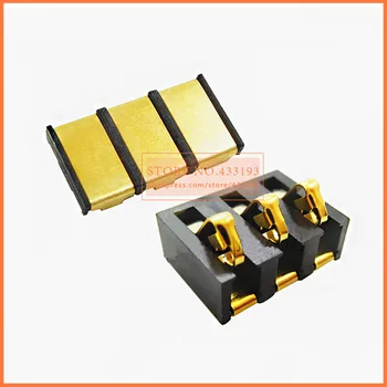 SMD 3Pin ihrisku Vnútorné Batérie Konektor samica 4.0 mm a 4.25 mm muž Držiteľ Klip Kontakt nahradenie pre mobilné telefóny bežné použitie