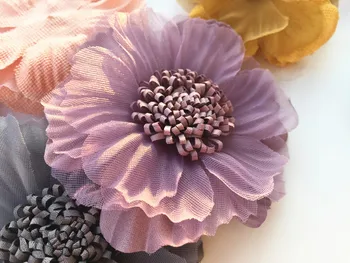 7,5 cm veľké čipky kvet korálkové škvrny perle pour coudre vetement nášivka šiť na škvrny na oblečení bordados para costura