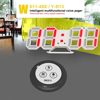 W611-48x/y-b13 návštevník čašník reštaurácia, food court tabuľka hovor systému 10 tlačidlá a 1 displej
