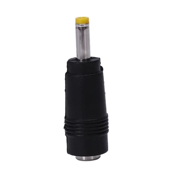 Yellow Tip 4.0x1.7 mm Male Plug to 5.5x2.1mm Female Jack DC Power Connector Black
