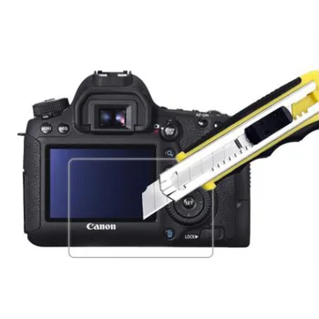 Tvrdené Sklo Chránič Stráže Kryt pre Canon EOS 6D DSLR Fotoaparát LCD Displej Ochranný Film Ochrany