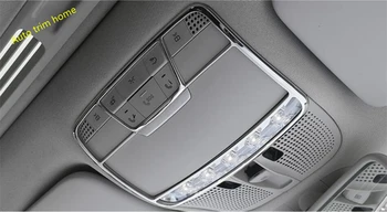 Chrome Predné Sedadlá Strešné Čítanie Žiarovky Svetlá Príslušenstvo Kryt Výbava vhodné Na Mercedes Benz E Trieda, E-Trieda W213 2016 - 2021 ABS