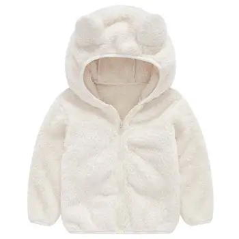 Dieťa Batoľa Chlapci Dievčatá Baby macko Obloženie Kabát Deti Zimná Bunda s Kapucňou, roztomilý Oblečenie bunda