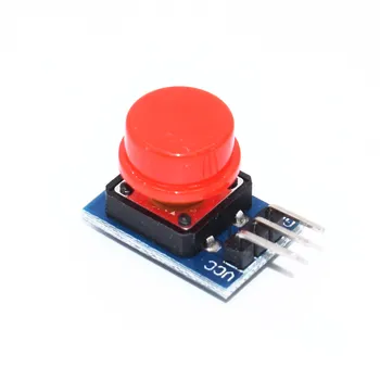 10pcs Veľké tlačidlo modul Veľké tlačidlo modul Ľahký dotyk switch modul s klobúk Vysokej úrovni výstup pre arduino