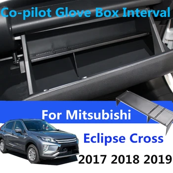 Auto Upratovanie Poľa Interval Triedenie Oblasť Accessorie Na Mitsubishi Eclipse Kríž 2017 2018 2019 Auto Co-pilot Rukavice Box Skladovanie