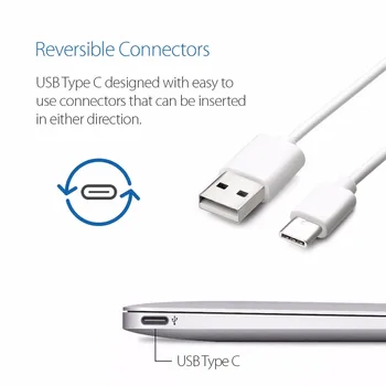 1m 2m 3m Rýchlo Nabíjačka, USB Typ-C Kábel Príslušenstvo Zväzky USB-C Kábel Pre Samsung S8 Plus Poznámka 8 Pre LG G6 V20 Veľkoobchod