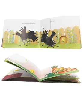 6bBooks/Set Kuracie Loptu Rast Série Vzdelávacích 3D Klapka Obrázkové Knižky, Deti, Dieťatko pred Spaním Príbeh Knihy