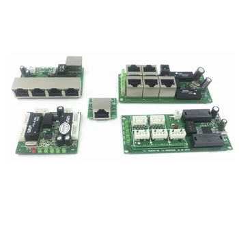 10/100mbps ethernet switch doska pre modul 10/100mbps 5port prepínač PCBA rada OEM ethernet switch 5 RJ45
