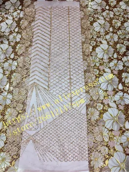 špeciálne lepené lesk sequin textílie, čipky hore predaj Afrických francúzsky čistý Čipky Textílie pre sexy šaty