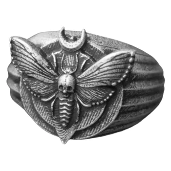 Lebka Motýľ Motýľ Krúžky Nastaviteľné Krúžky Zvierat Šperky Striebornom Krúžku Žien Strany Výročie Šperky Darček