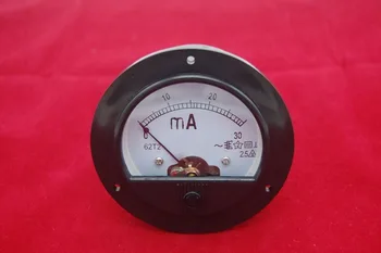 AC 0-30mA Kolo Analógový Ammeter Panel AMP Aktuálne Meter Dia. 90 mm Priame Pripojenie