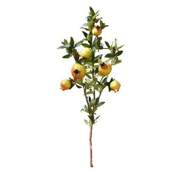 Falošné Ruže Kvet Rastliny Simulácia Ovocie Vôňou Granátového Jablka Dekorácie Na Jar Krásne Kvety, Veniec Na Dverách Visí X