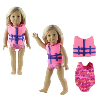 2017 Nový Štýl Módy Ružový Život Bunda Oblečenie Pre 18-Palcové American Doll