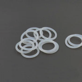 10pcs 3.1 mm priemer drôtu biela silikónové O-krúžok vonkajší vodotesné izolácie gumička 50 mm-vonkajší priemer 63mm
