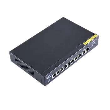 4 POE 48v 10 port gigabit nespravovaná poe switch 8*10/100 mb / s POE poort; 2*10/100/1000 mb / s AŽ Odkaz poort; NVR poort 280M
