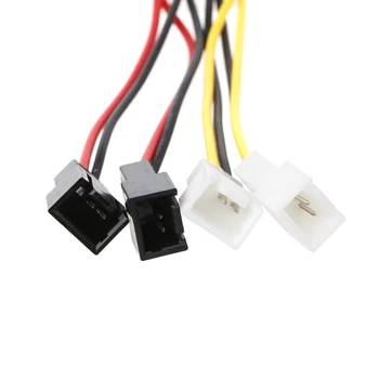 IDE Molex 4-Pin Na 4 X 3-Pin TX3 Prípade, Chladiaci Ventilátor Napájacieho Adaptéra Converter Kábel