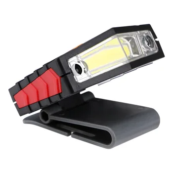Vedúci Pochodeň Odolné Indukčné Svietidlo Spp Svetlo Úspory Energie USB Nabíjanie Dotykový Snímač Svetlomet Klip Na Rybársky Klobúk Klip COB LED