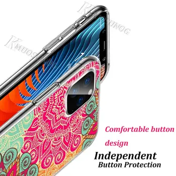 Pre Apple iphone 12 Pro Max mini Mandala kvetinový vzor Pre iPhone 11 Pro XS MAX XR X XS 8 7 6 Plus 5S SE Telefón Prípade