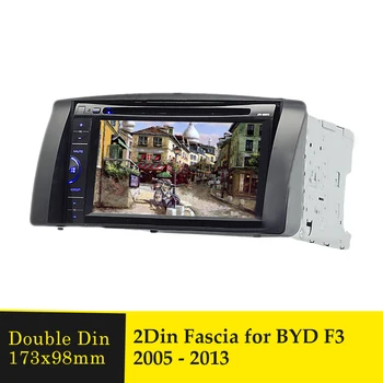 2Din autorádio, Fascia DVD Prehrávač Dash Rám Fascias pre BYD F3 2005-2013 Stereo Audio Refitting Panel Rámu Orezania Tvár Dosku Auta