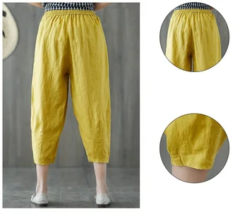 2021 najnovšie ženy bielizeň bežné nohavice kvalitné ženy plátené nohavice originálny dizajn bežné pohodlné materiálu lady nohavice