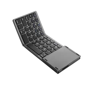 Mini Skladacie Touch Mouse Klávesnica Bezdrôtová Klávesnica S Touchpadom Pre Prenosné počítače Tablet Pc, ipad, Android ios Mobilné Telefóny