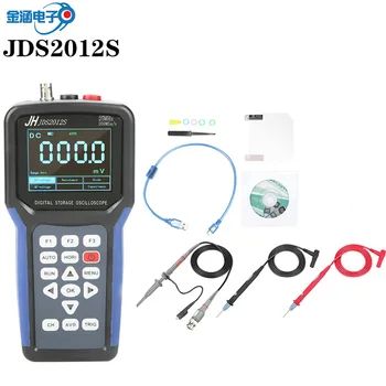 Jinhan JDS2012S multimeter oscilloscopeo Digitálne skladovanie осциллограф 1 Kanály 25MHz 200M Sa/s diy kit osciloscopio daniu 2K