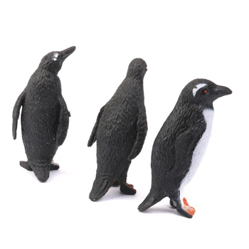Živé Penguin Model 8 Kusov Tvrdej Gumy 4,5 cm/1.77 palcový Zvierat Obrázok Zobraziť Deti Zberateľské Hračka na Kreatívne Hračky