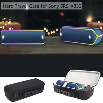Námestie Shockproof Tvrdé Ochranné EVA Prípade Box pre Sony SRS-XB32 Extra Basy Prenosný Bluetooth Reproduktor