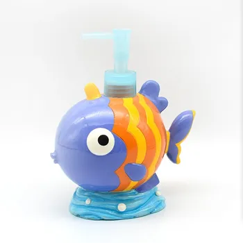 5 KS kúpeľňové Doplnky zubná pasta držiteľ Detí Cartoon toaletné Potreby Stredomorských Rýb Umývanie Kúpeľňa Živice