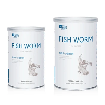 1 Môže 1280ml/500 ml Guppy Akvarijné Ryby Prírodných Potravín s Vysokým obsahom Bielkovín Rybárske Návnad