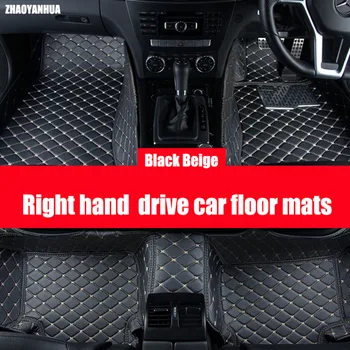 V pravej ruke riadiť auto podlahové rohože pre Mercedes Benz triedy S W220 S280 S320 S350 S500 S600 L auto-styling koberce, koberec, vložky