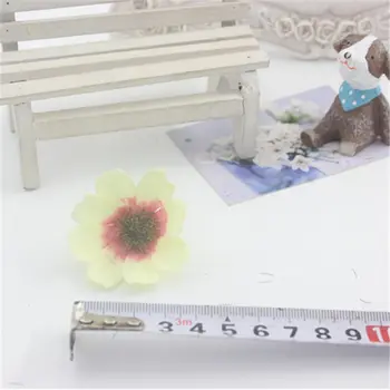 6PCS simulácia malé chryzantéma daisy falošné kvet hodvábnej kvetinové girlandy materiálu hi candy box dekorácie kvet príslušenstvo