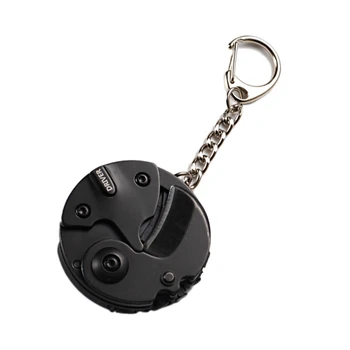 2-V-1 Vonkajšie Multi-Function Keychain Nástroj Mince Keychain Skladací Mini Skrutkovač, Kliešte