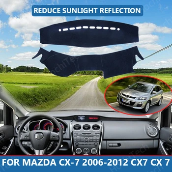 Anti-Slip Anti-UV Mat Panel Kryt Pad Dashmat Chrániť Koberec pre Mazda CX-7 2006-2012 CX7 CX 7 Príslušenstvo