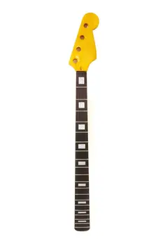 Elektrická basgitara Krku 20 pražec 34 Palcový Vintage Yellow Maľovanie na Basovú gitaru