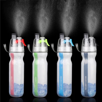 2020 Nové 500 ml Pevné Plastové Sprej Chladné Letné Športové Fľašu s Vodou Prenosných Lezenie Vonkajšie Koleso Shaker Moje Fliaš Vody