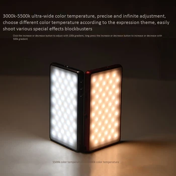 Počítač Fill Light Držiak Studené a Teplé Svetlo Dual-Farba Vrecku Fotografie Vyplniť Svetla Video Konferencie Osvetlenie