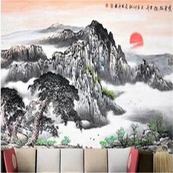Beibehang 3d stereoskopické Krajiny tapety gauč TV pozadí steny pozadí nástenná maľba vlastnú tapetu abstraktných de parede
