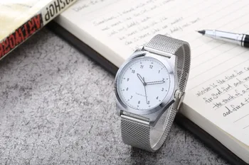 Top Luxusné Značky Quartz hodinky mužov Bežné Japan quartz-hodinky z nerezovej ocele Oka popruh hodiny muž