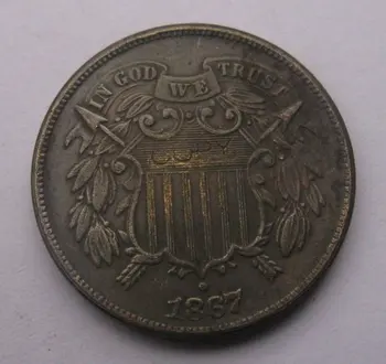 Dve Cent 1867 kópie mincí DOPRAVA ZADARMO