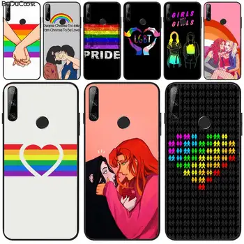Gay, Lesbian lesbičiek, homosexuálov Dúhový Pride Telefón puzdro Na Huawei Y5 II Y6 II Y5 Y6 Y7Prime Y9 2018 2019
